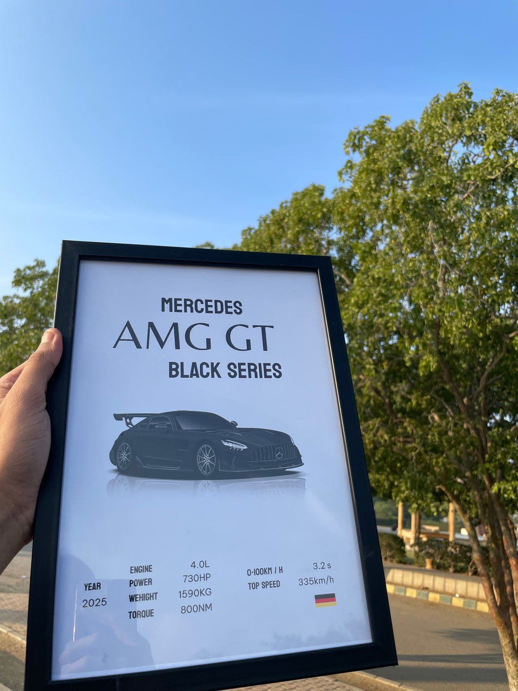 AMG GT: Black Series Tribute Frame