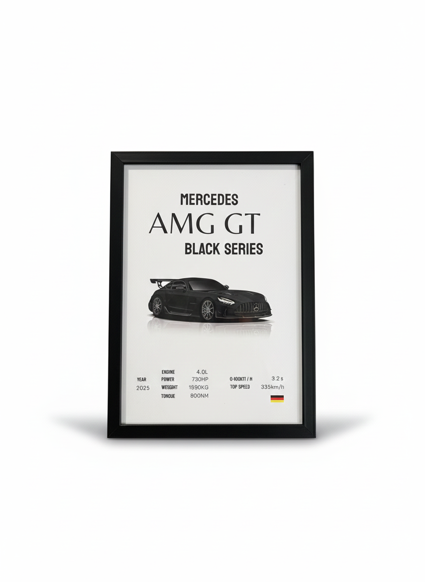 AMG GT: Black Series Tribute Frame