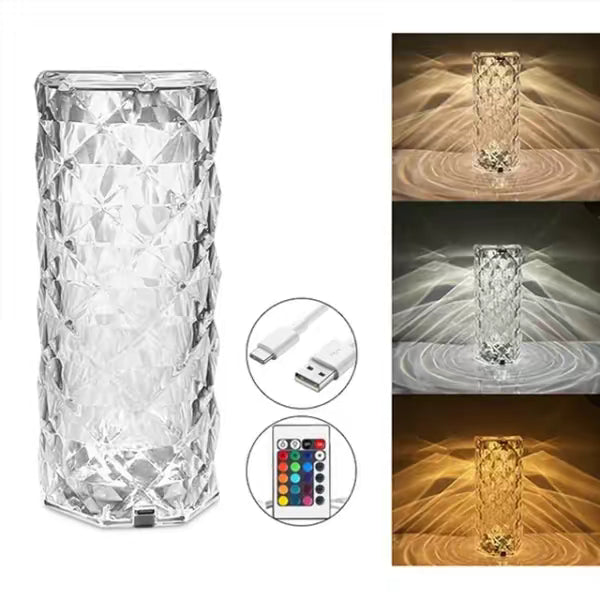 Rose Diamond Table Lamp
