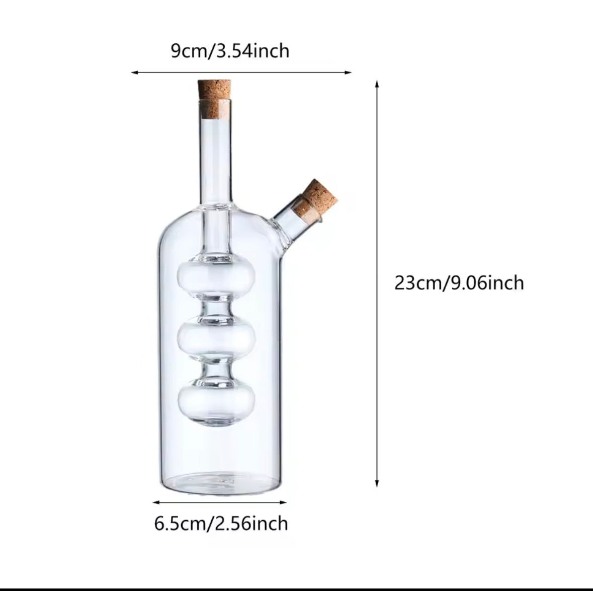 2 in 1 Double Layer Bottle