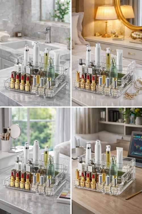 3 Layer  Makeup Organizer