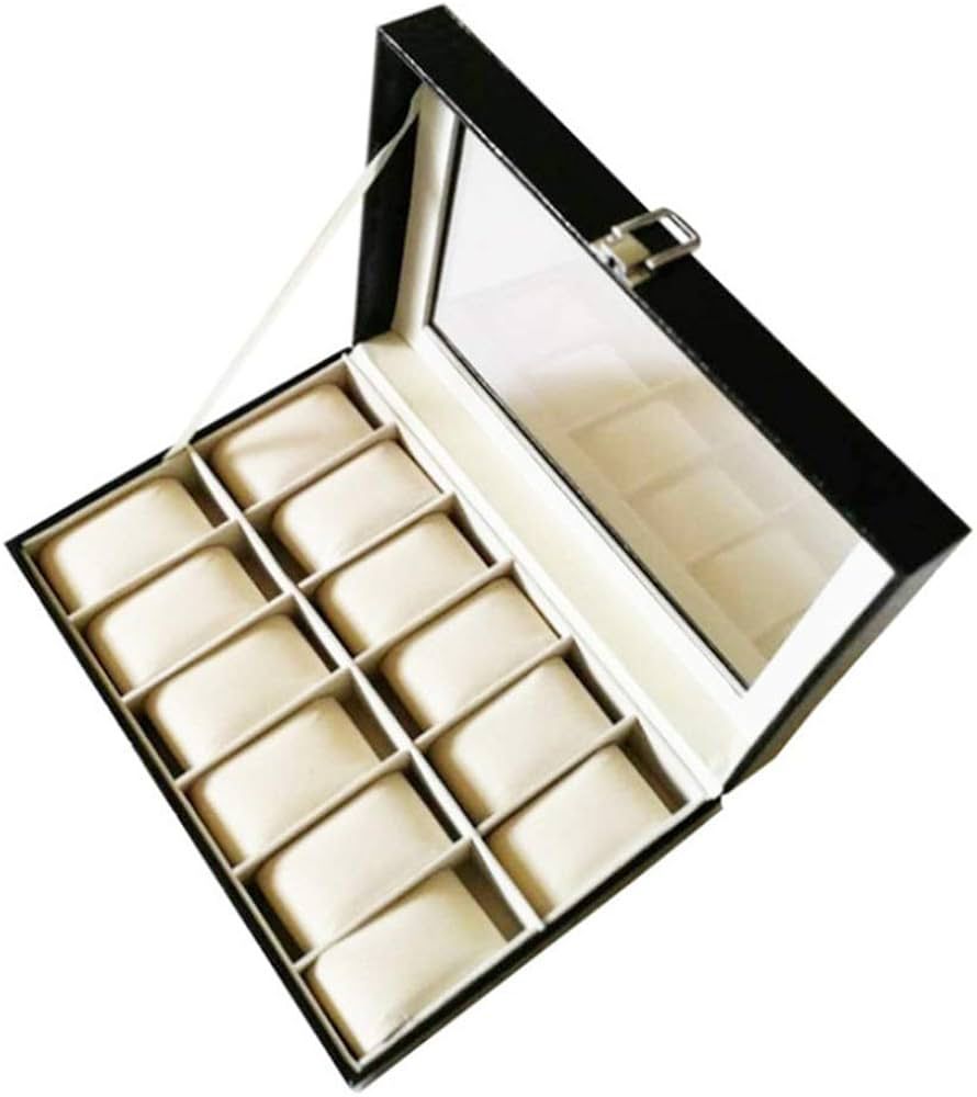 Leather Box Watch Holder Storage Case