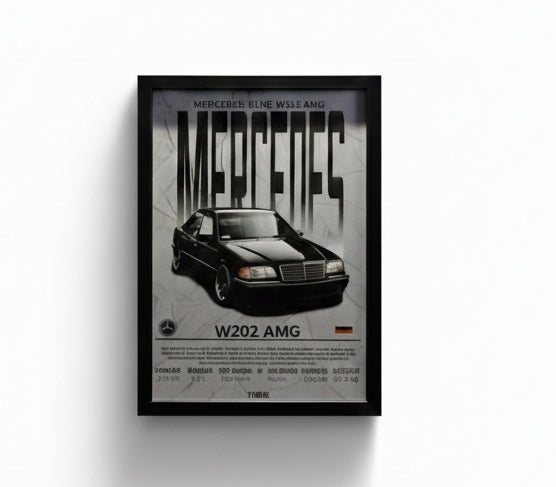 Mercedes-Benz W202 AMG: Heritage Spec Framed Print