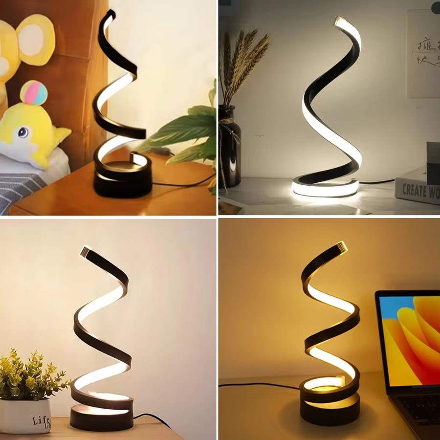 Spiral desk light
