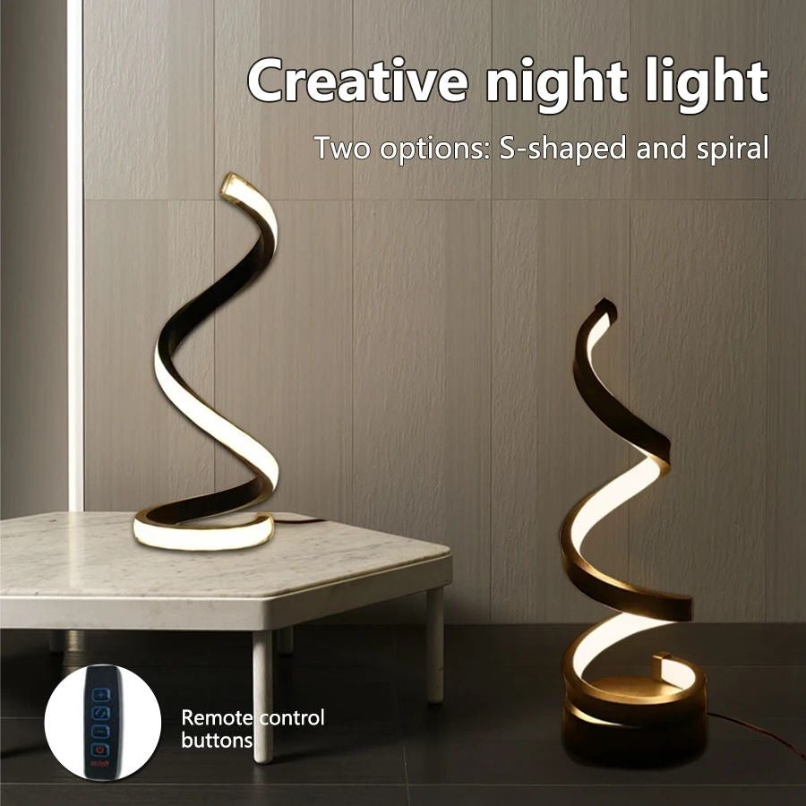 Spiral desk light