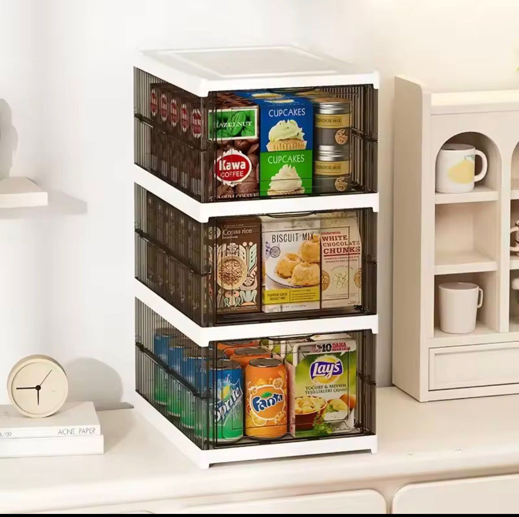 Dustproof 3 Layers Foldable Cabinet Organizer