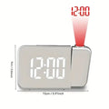 Modern LCD Mirror Projection Alarm Clock
