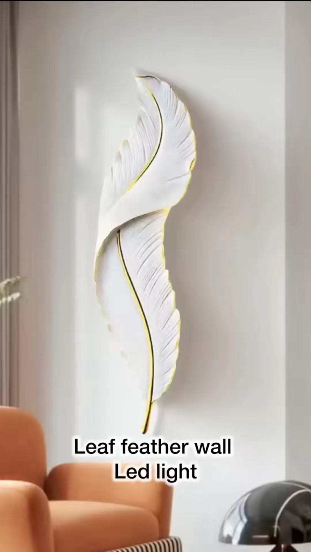 Led Leaf Indoor Wall Lamp