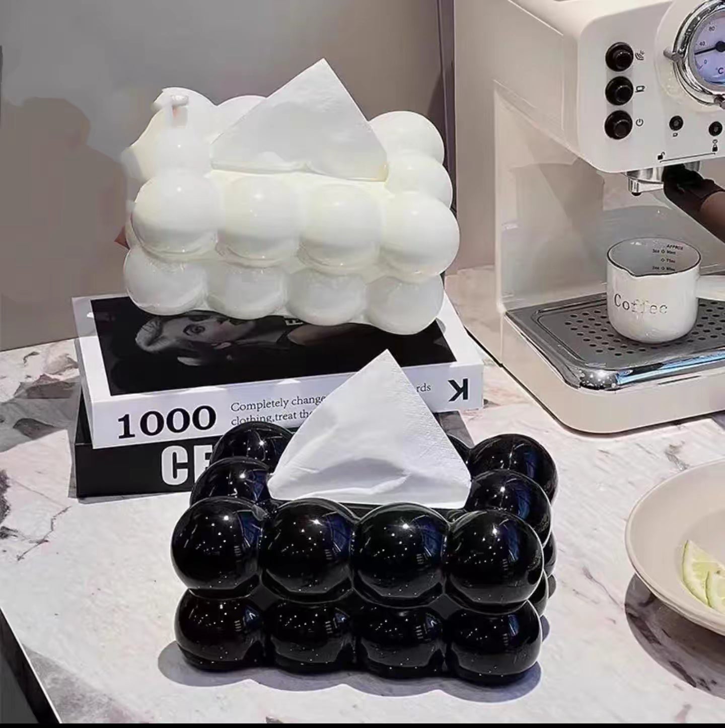 Bubble Bow Tissue Box