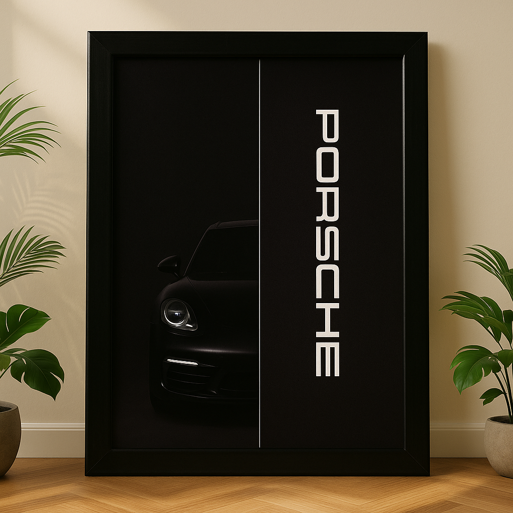 Luxury Automotive Framed Decor Collection