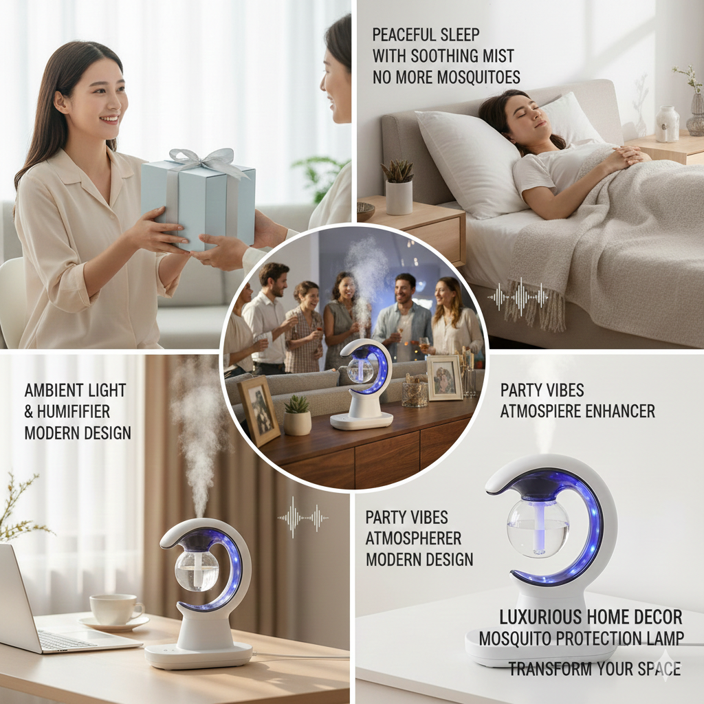 Multifunctional Humidified Mosquito Repellent Lamp