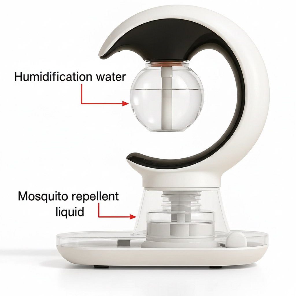 Multifunctional Humidified Mosquito Repellent Lamp