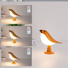 Sparrow Bird Shaped, Rechargeable Bedside Lamp